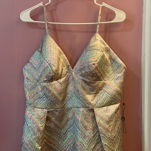 V-neck A line dress. Size 12 NEVER WORN